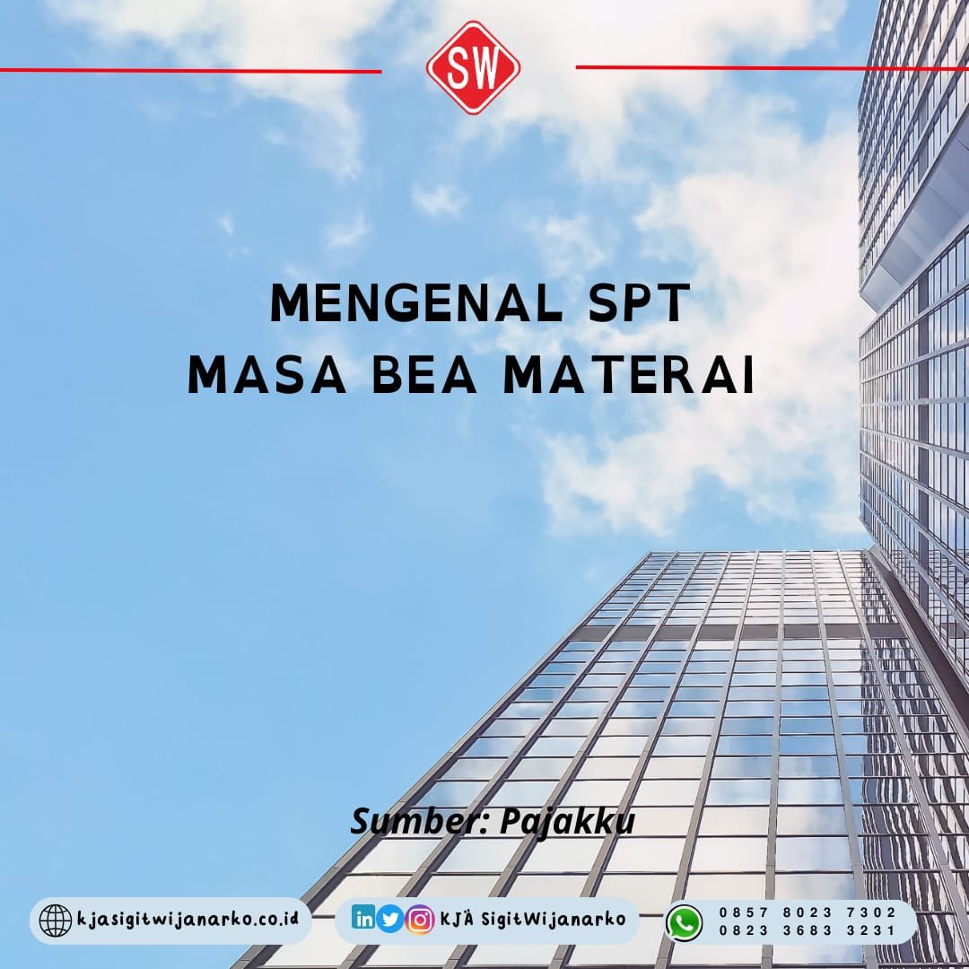 Mengenal SPT Masa Bea Materai