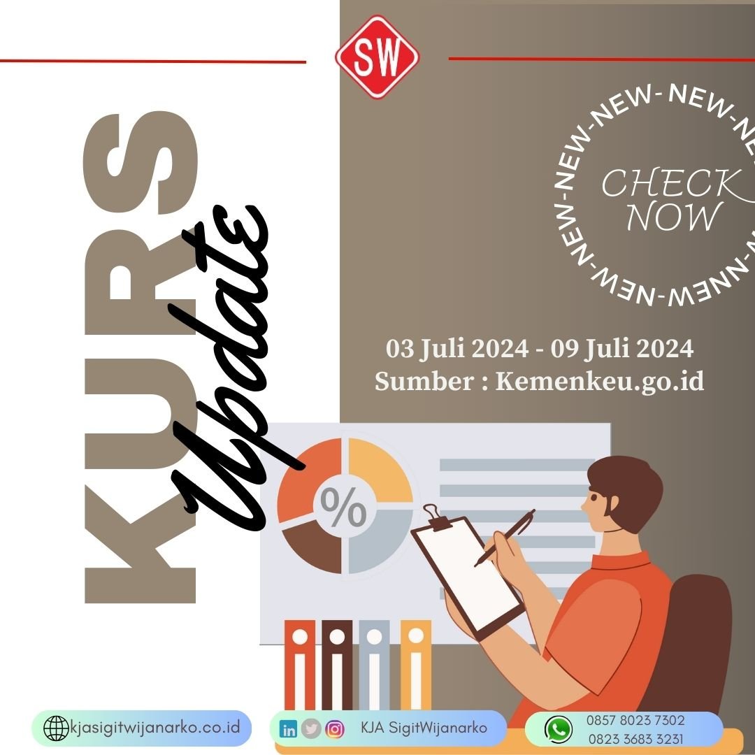 Update Kurs Pajak 3 Juli s.d 9 Juli 2024