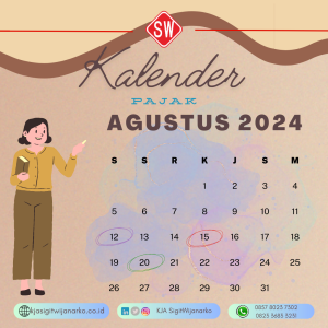 KALENDER PAJAK AGUSTUS 2024